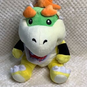 Bowser Jr Plush 10in Super Mario Nintendo w Japanese Tag Gamer Plush